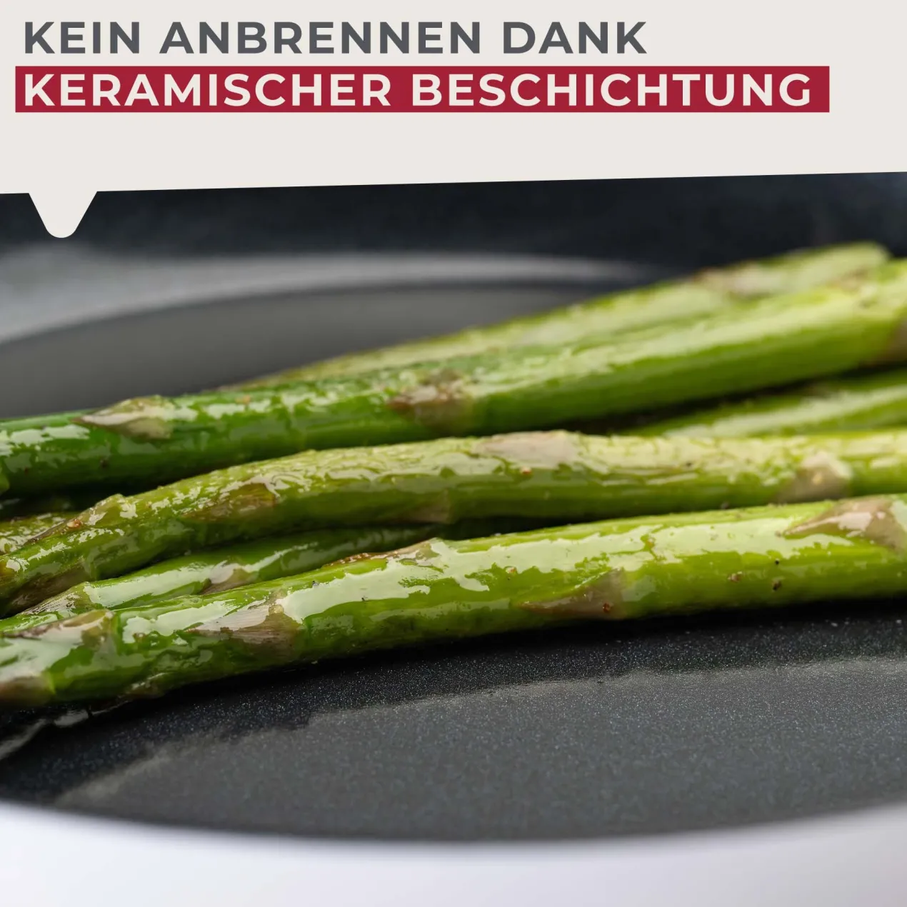 Bratpfanne Arcadalina, Keramik, antihaft, Ø28cm