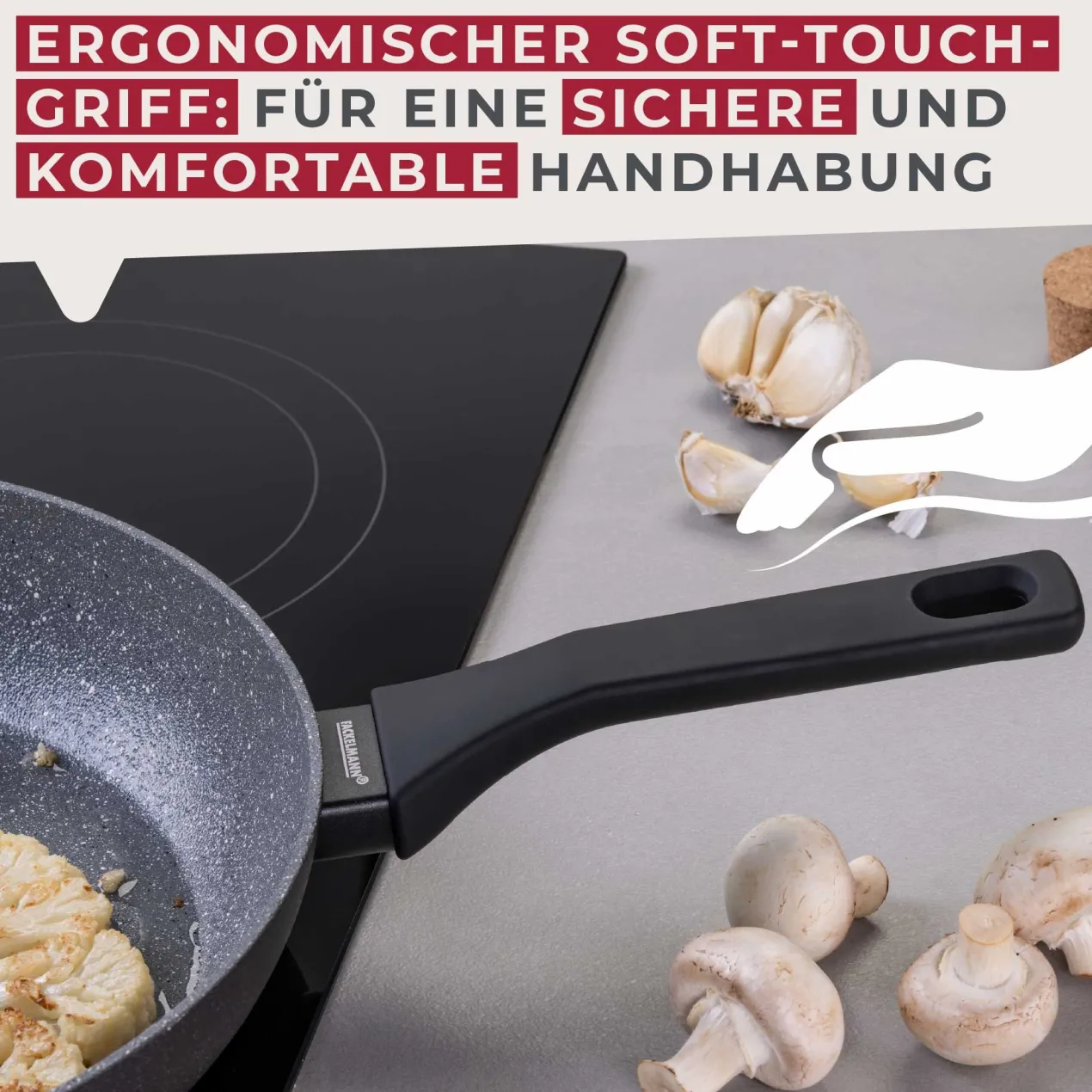 Bratpfanne Cosmo, Keramik, antihaft, Ø24cm