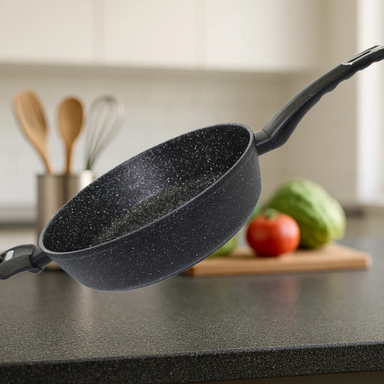 Bratpfanne Granit Evolution mit Gegengriff, Ø28cm