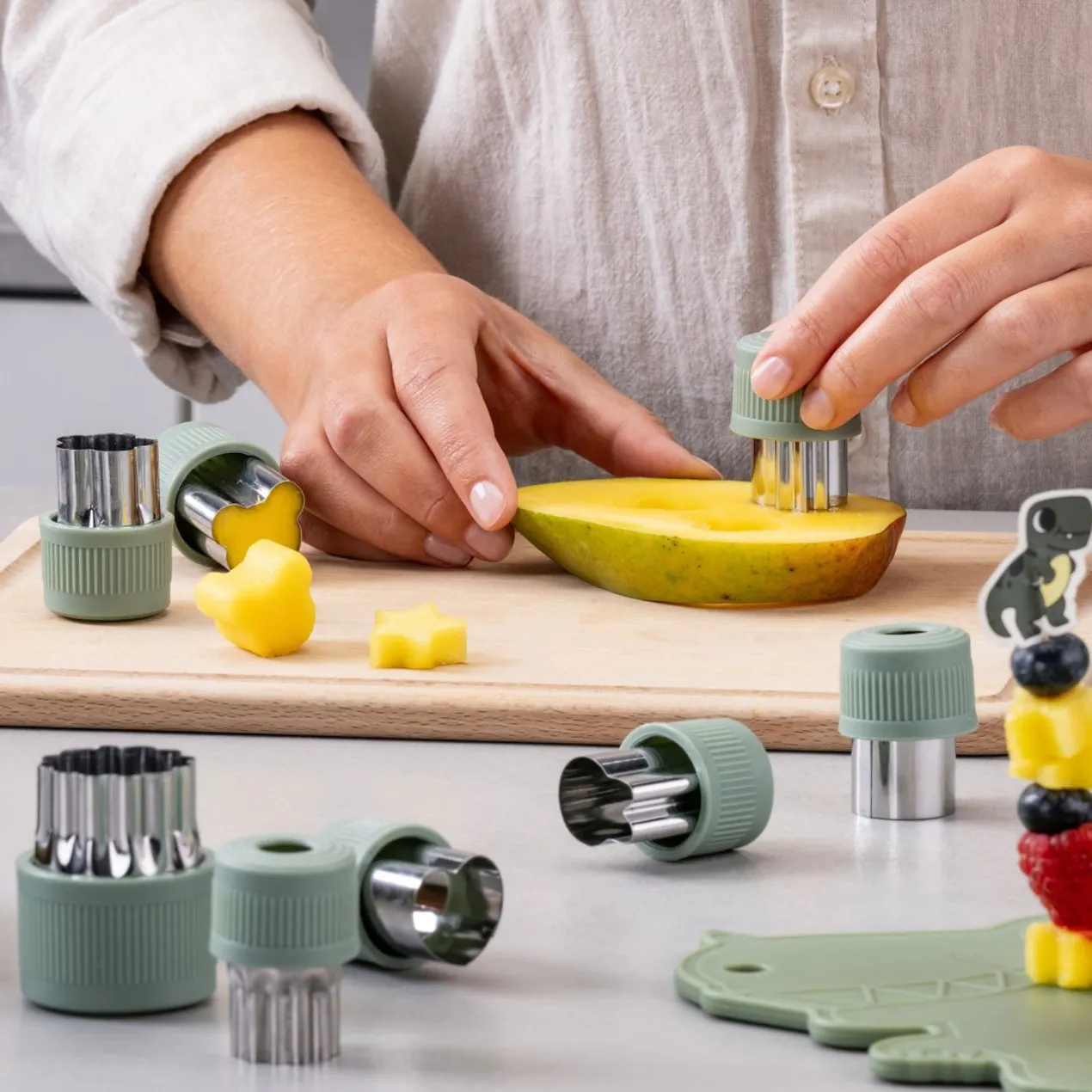 Gemüse Ausstecher Set Mini Cooking, 9-tlg.