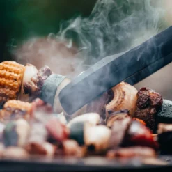 Grillzange, schwarz