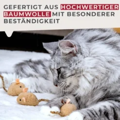 Katzenspielzeug Our Pets Maus, 3-teilig