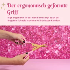 Küchenschere pink und gold
