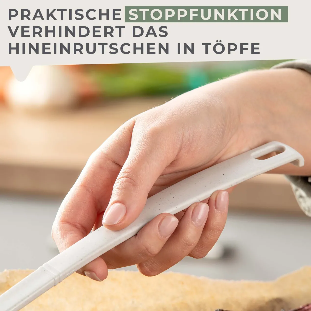 Kochlöffel Balance, grau