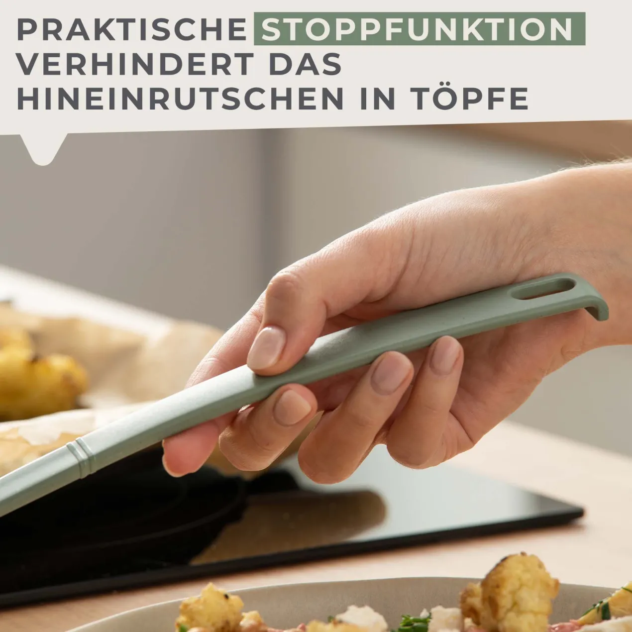 Kochlöffel Balance, grün