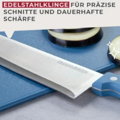 Kochmesser blau, 20cm Klinge