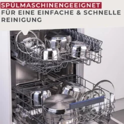 Kochtopf mit Deckel Lara, Ø20cm, 2,5L, Edelstahl