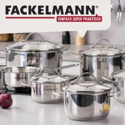 Kochtopf mit Deckel Lara, Ø20cm, 2,5L, Edelstahl