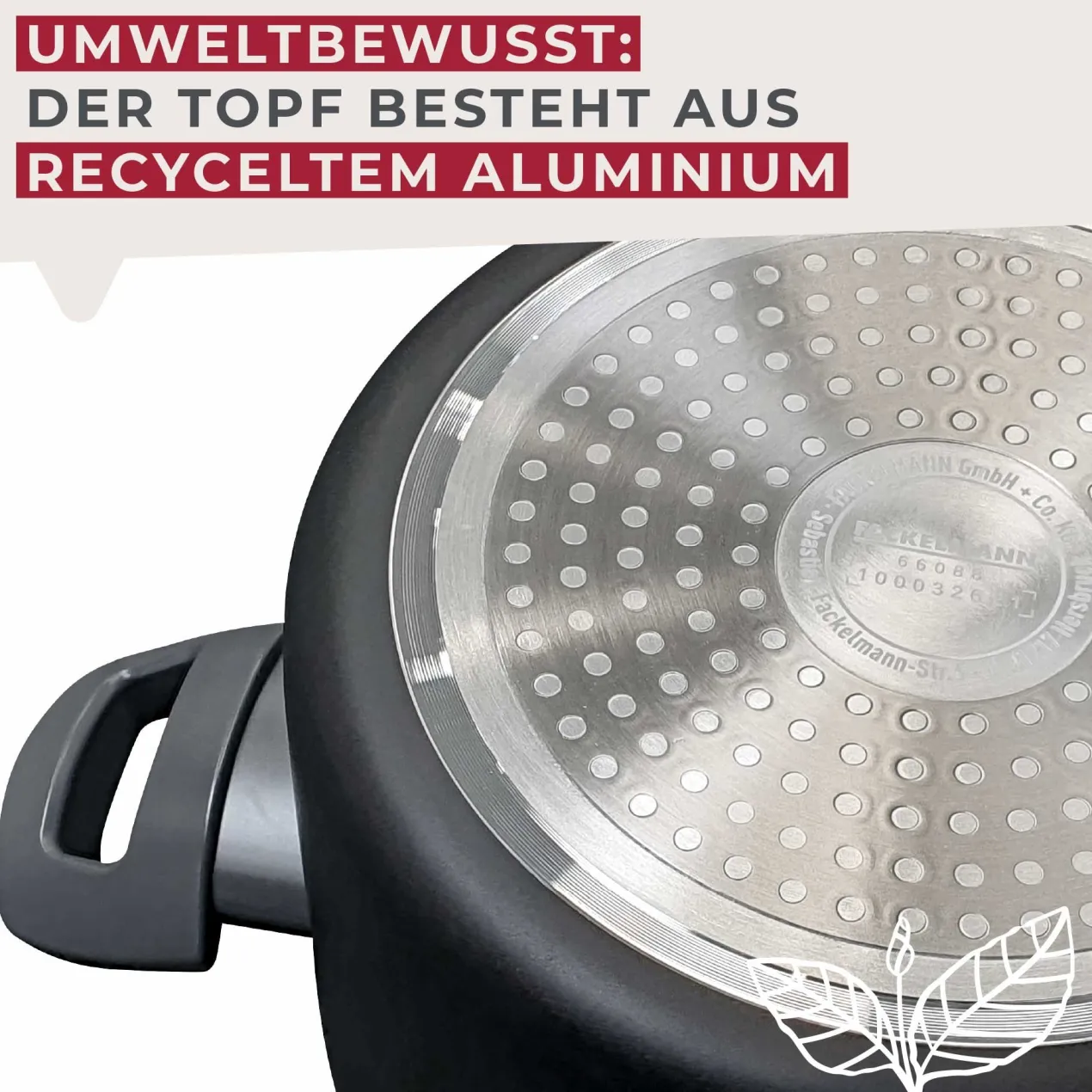 Kochtopf mit Deckel Statement, antihaft, Ø24cm – 20% Rabatt mit Code: COOK20