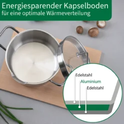 Kochtopf mit Glasdeckel Nürnberg, Ø20cm