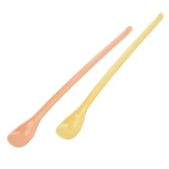 Longdrinklöffel, 8 Stück, gelb/orange