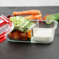 Meal Prep Frischhaltedose mit getrennten Fächern