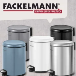 Mülleimer Milano, silber, 3L