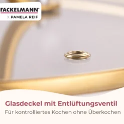 Pamela Reif Stielkasserolle mit Deckel Signature, Ø16cm – 20% Rabatt mit Code: COOK20