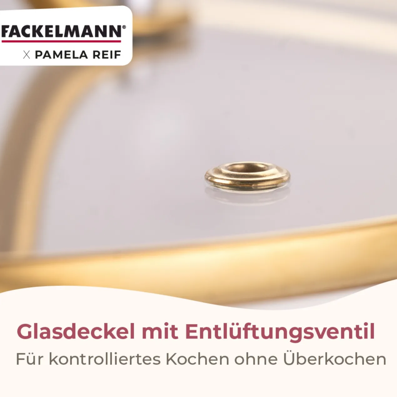 Pamela Reif Stielkasserolle mit Deckel Signature, Ø16cm – 20% Rabatt mit Code: COOK20