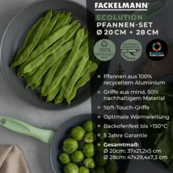 Pfannen-Set "Ecolution", 2-teilig