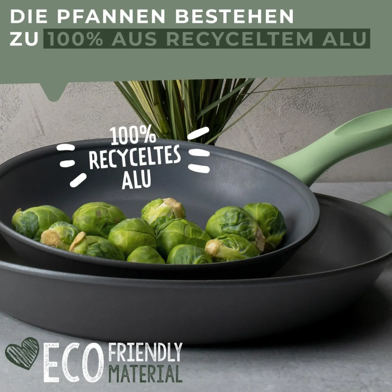 Pfannen-Set "Ecolution", 2-teilig