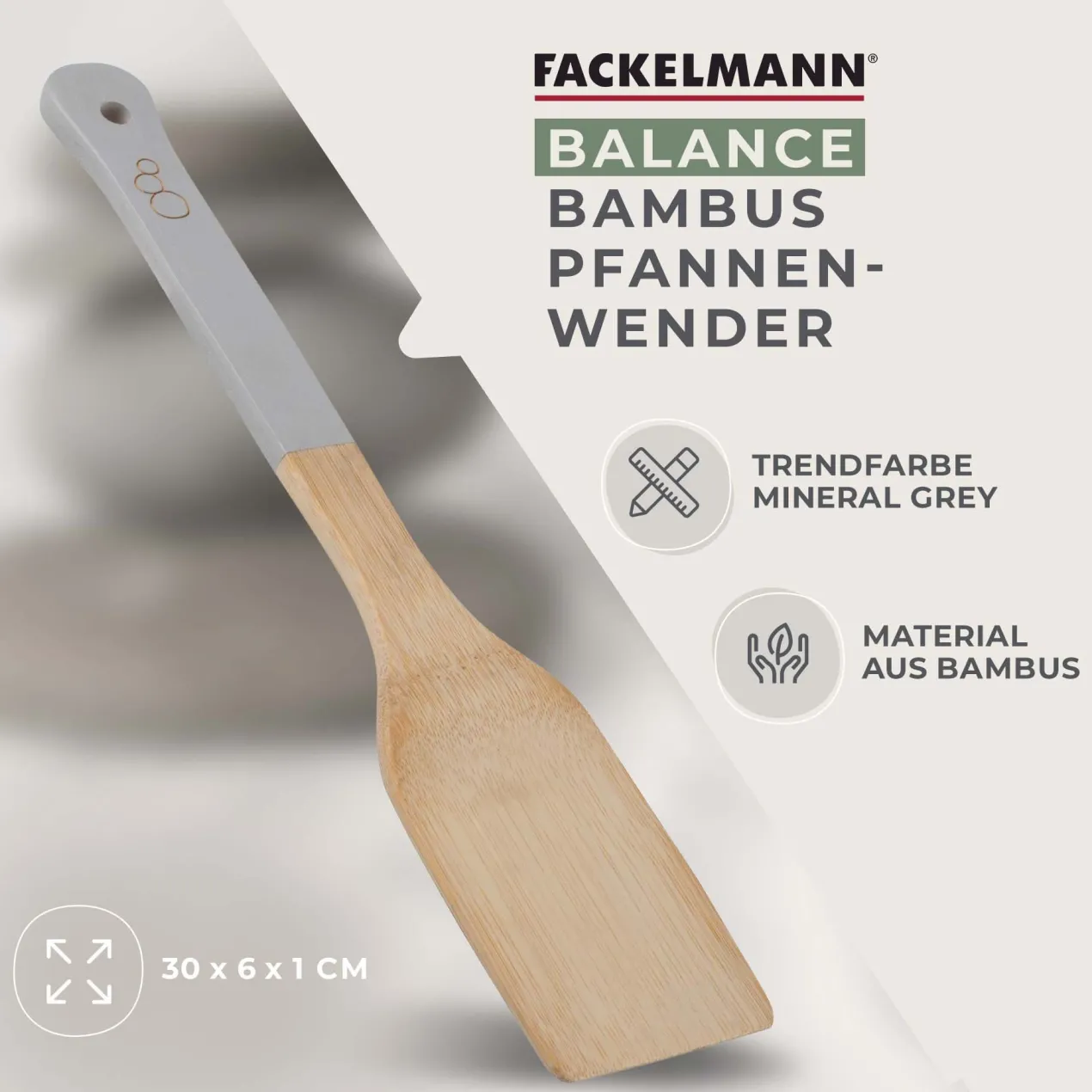 Pfannenwender Balance, Bambus