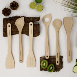 Pfannenwender Eco, 30cm, FSC™-zertifizierte Buche, ergonomisch