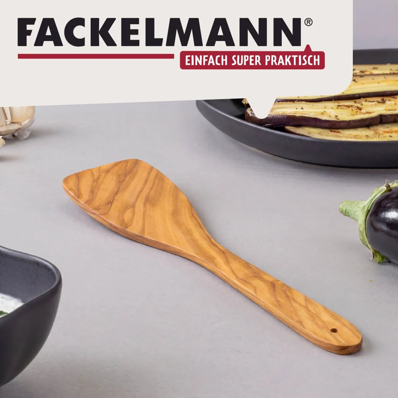 Pfannenwender Eco, 30cm, Olive