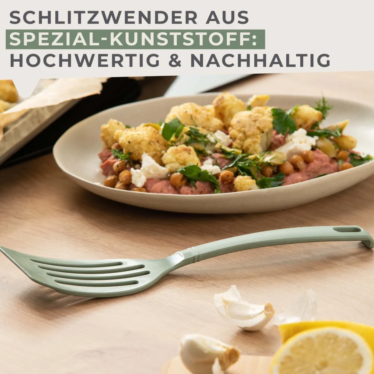 Pfannenwender mit Schlitzen Balance, grün