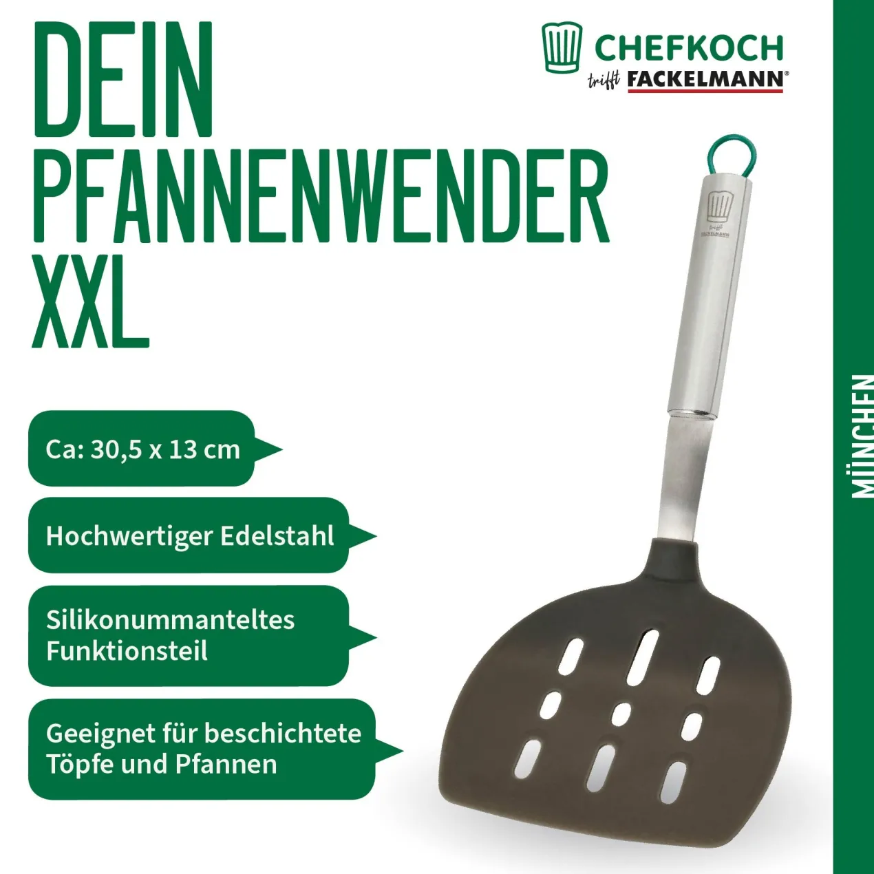 Pfannenwender XL München, 31cm