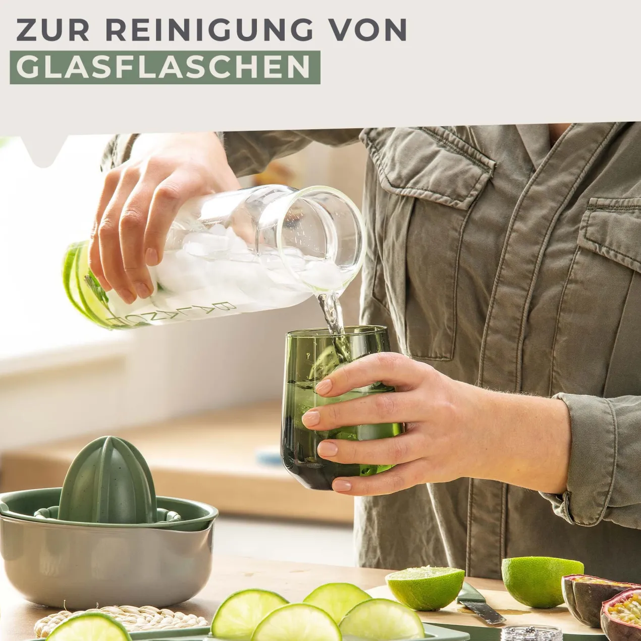 Reinigungsperlen für Flaschen Balance, Edelstahl