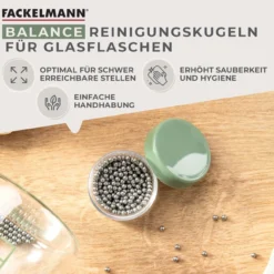 Reinigungsperlen für Flaschen Balance, Edelstahl