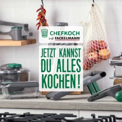 Salatschleuder mit Stopp-Taste
