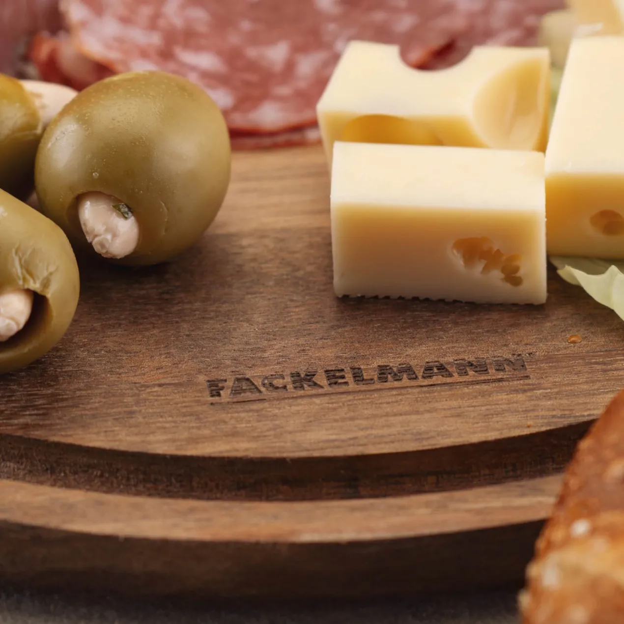 Schneidbrett Blossom Harmony, Akazie, Ø24cm