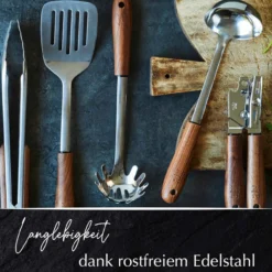 Servierlöffel Black Walnut, 32cm, Walnussholz