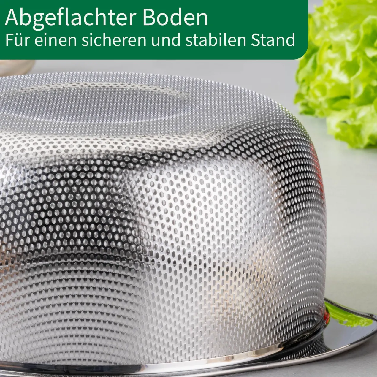 Sieb, Edelstahl, Ø20cm