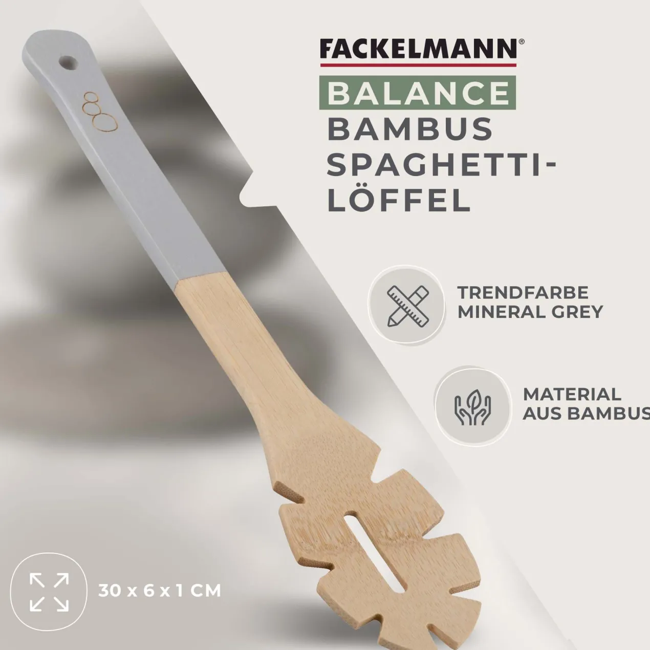 Spaghettilöffel Balance, Bambus