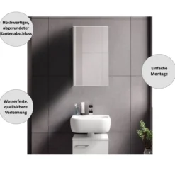 Spiegelschrank Easy, 40cm, weiß