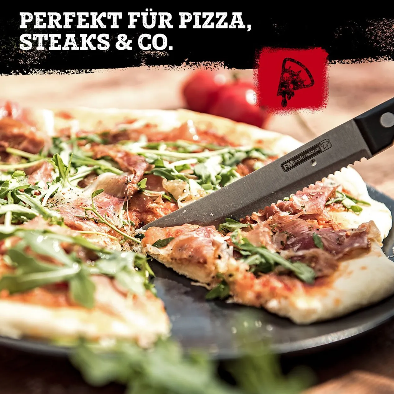 Steakmesser, 10cm Edelstahl-Klinge